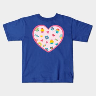 Pink sweet love Kids T-Shirt